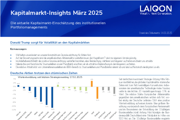 Kapitalmarkt-Insights März 2025