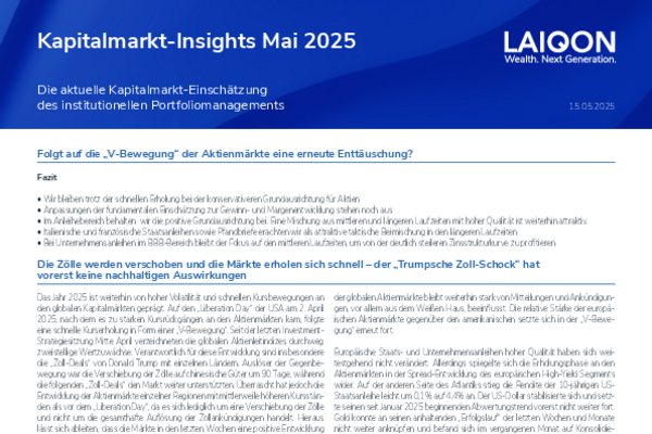 Kapitalmarkt-Insights Mai 2025